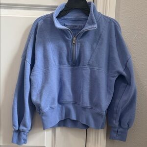 Kids Abercrombie kids 7/8 Blue Quarter-Zip Sweater